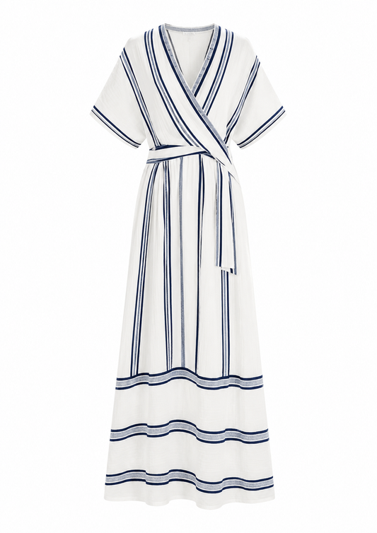 Capri gestreepte jurk
